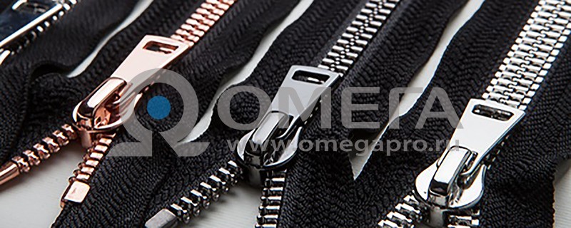 Варианты металлических молний под заказ №1